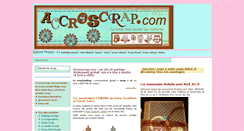 Desktop Screenshot of accroscrap.com